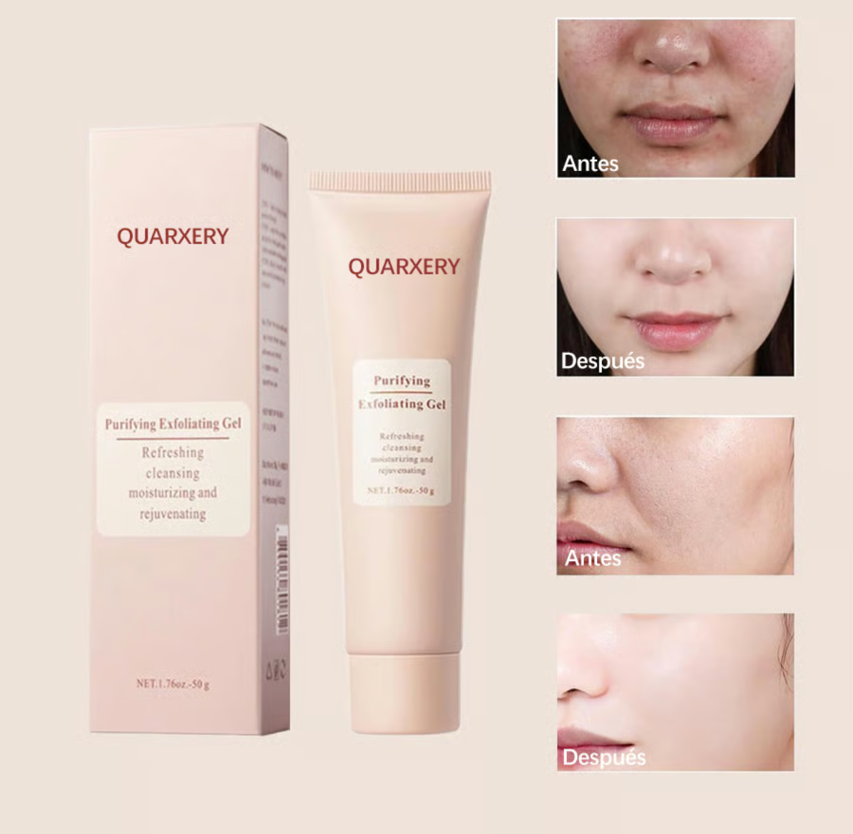 ⚡Venta flash 2x1 ⚡QUARXERY Exfoliante En Gel Suave