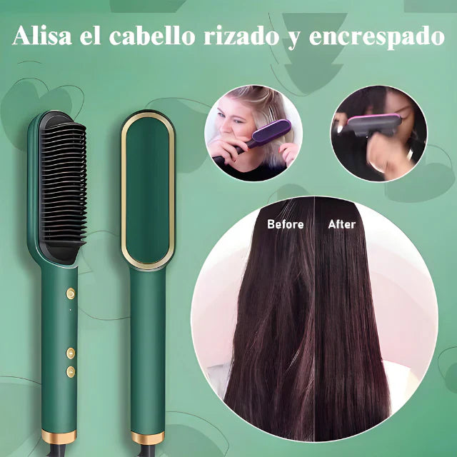 GlowTress - Peine Eléctrico Alisador